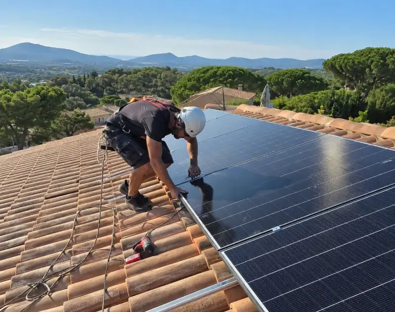 Installateur panneaux solaires Taradeau — pose photovoltaïque sur toiture
