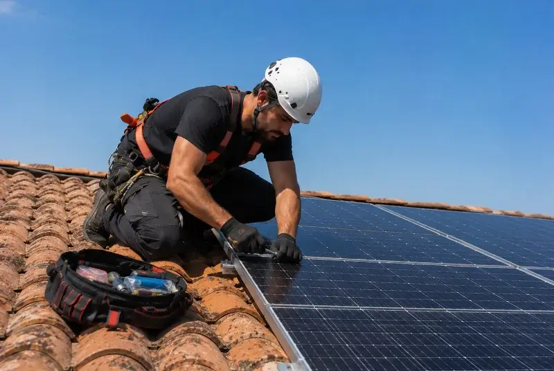 Maintenance et monitoring de panneaux solaires à Taradeau