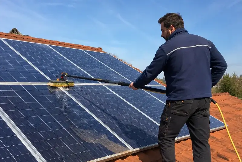 Nettoyage et entretien de panneaux solaires à Taradeau