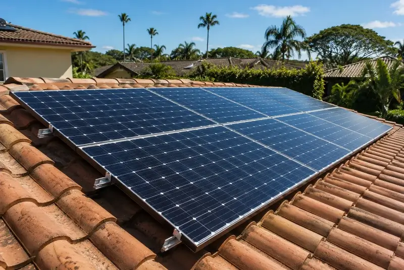 Installation de panneaux solaires à Taradeau